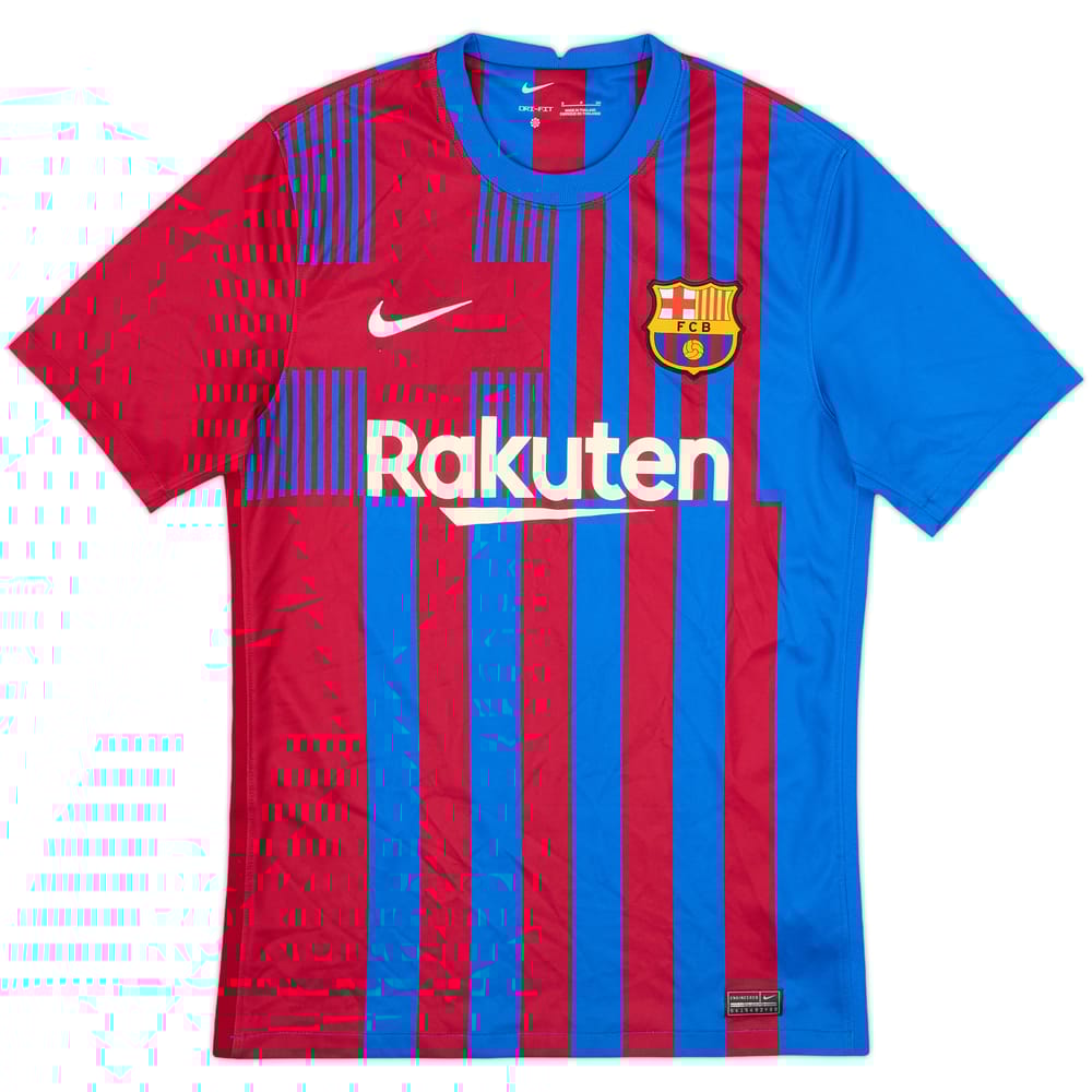 2021-22 Barcelona Home Shirt - 9/10 - (S)