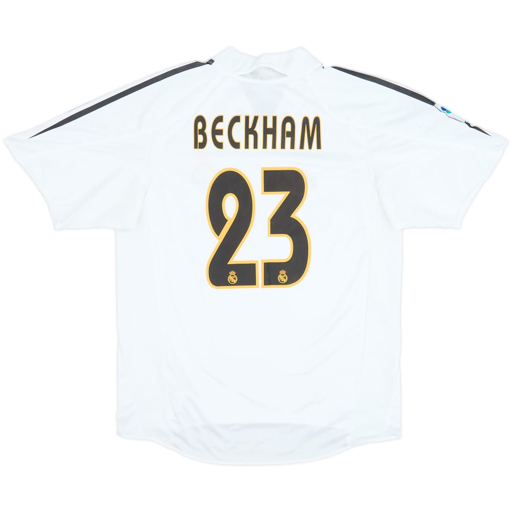 2004-05 Real Madrid Camiseta Local Beckham #23 - 8/10 - (S)