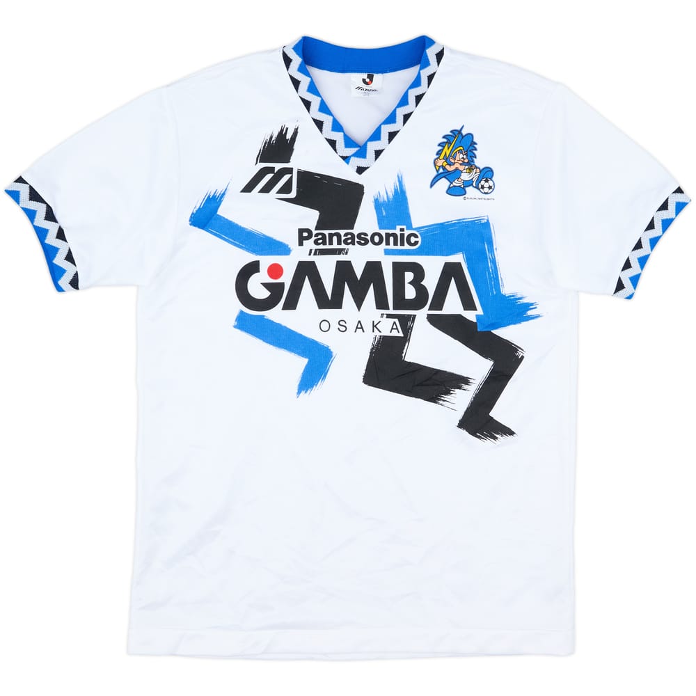 1993-95 Gamba Osaka Mizuno Training Shirt - 9/10 - (M/L)