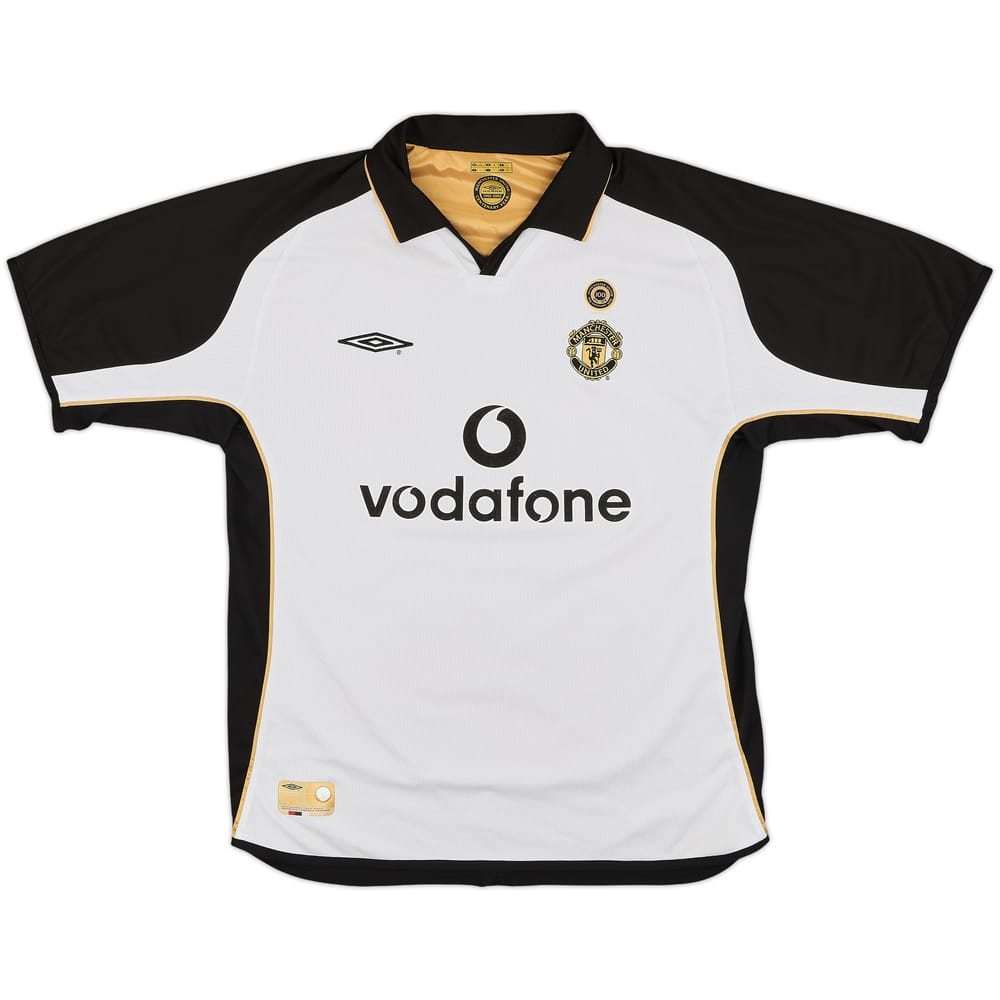 2001-02 Manchester United Centenary Away/Third Shirt #17 - 5/10 - (L)