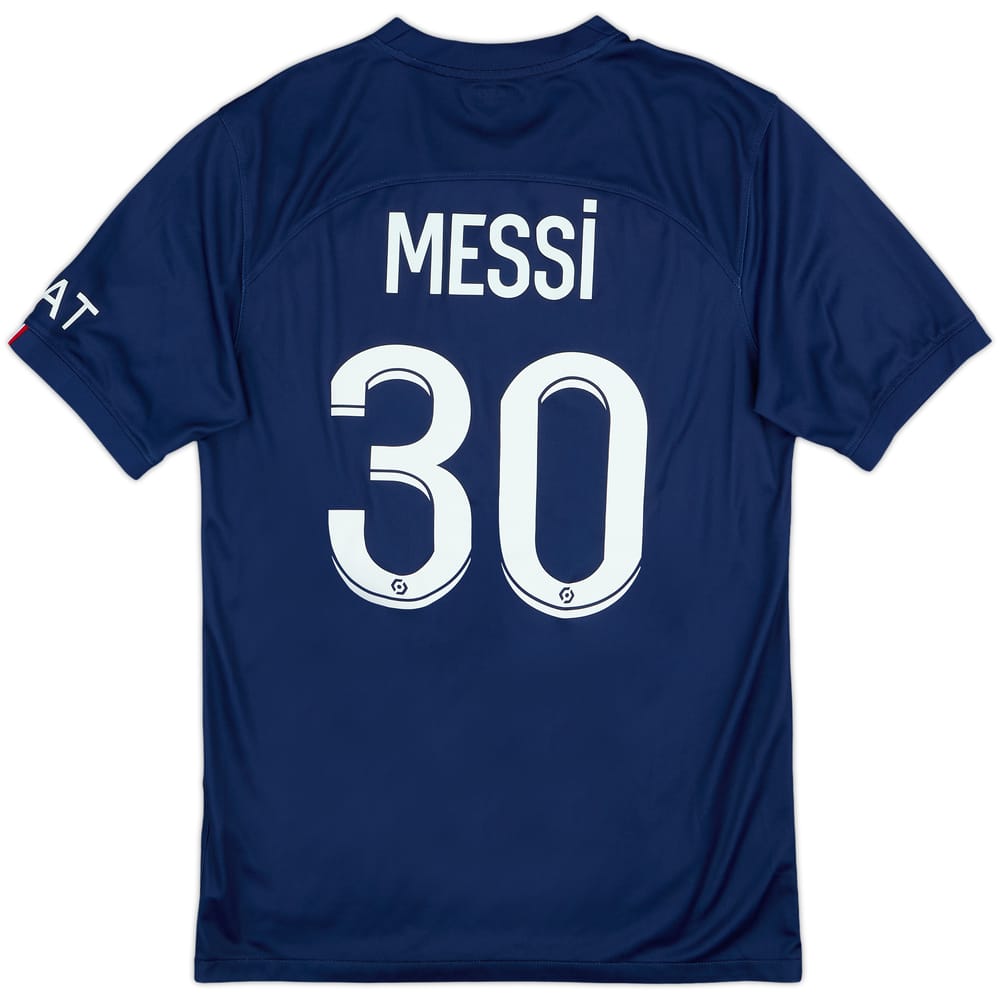 2022-23 Paris Saint-Germain Home Shirt Messi #30 - 7/10 - (S)