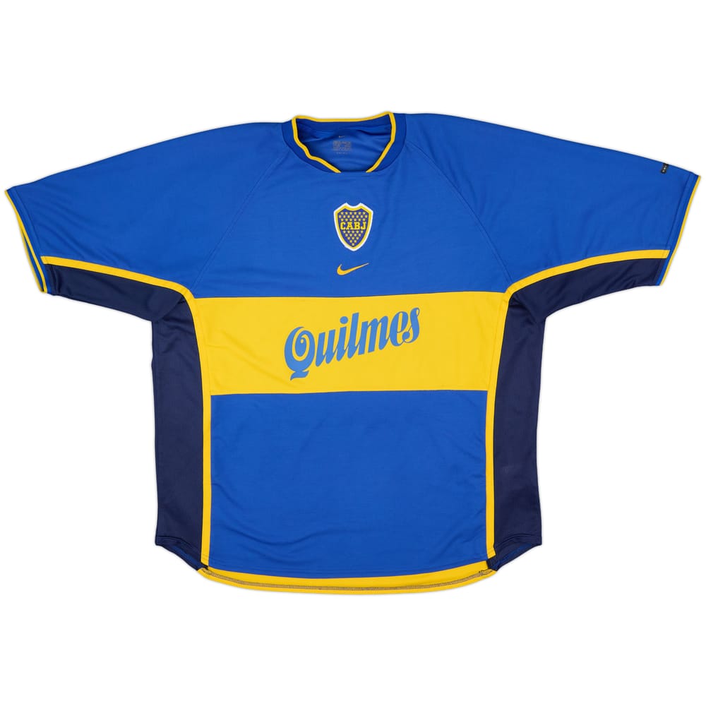 2001-02 Boca Juniors Home Shirt - 9/10 - (XL)