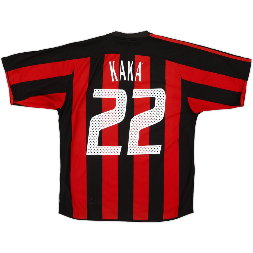 2003-04 AC Milan Home Shirt Kaka' #22 - 4/10 - (M)