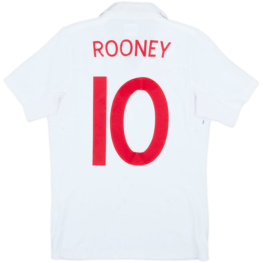 2009-10 England Home Shirt Rooney #10 - 5/10 - (L.Boys)