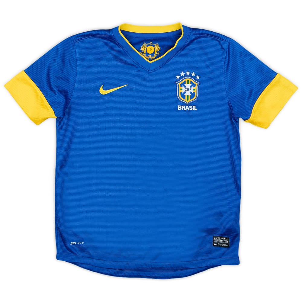 2012-13 Brazil Away Shirt - 8/10 - (M.Boys)