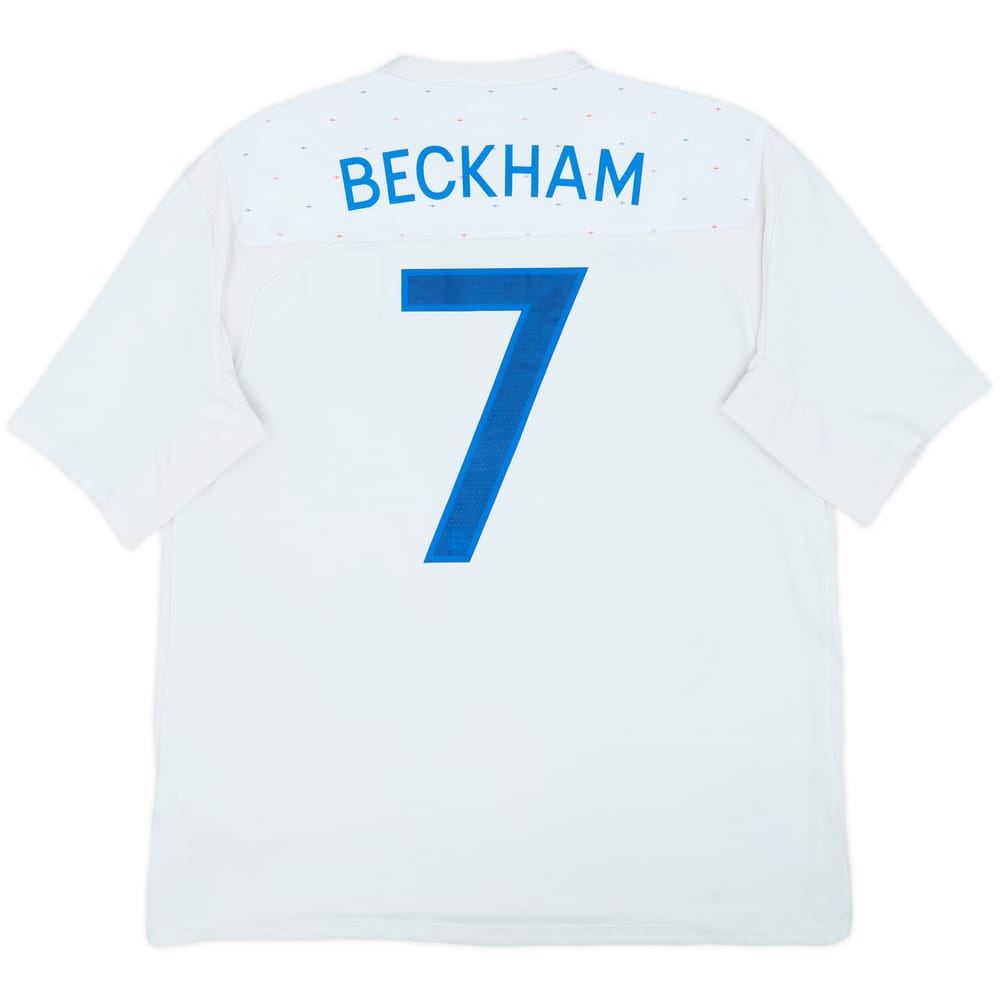 2010-11 England Home Shirt Beckham #7 - 5/10 - (XL)