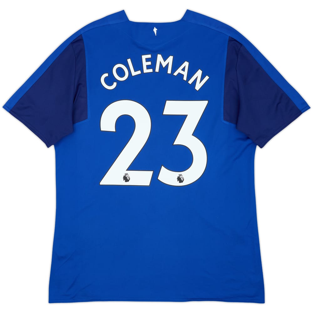 2017-18 Everton Home Shirt Coleman #23 - 8/10 - (XL)