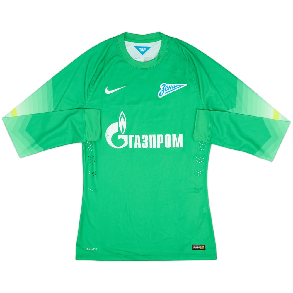 2014-15 Zenit St. Petersburg Authentic GK Shirt - 6/10 - (M)
