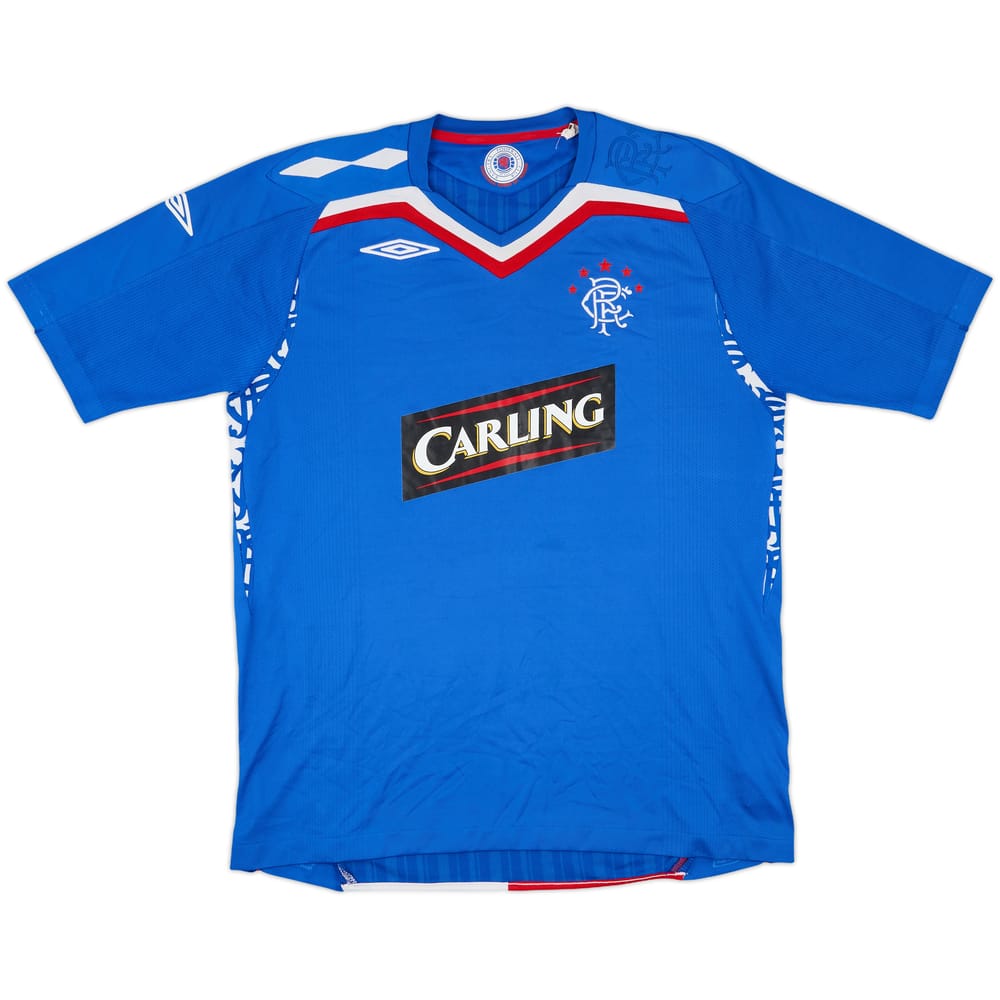 2007-08 Rangers Home Shirt - 8/10 - (L)