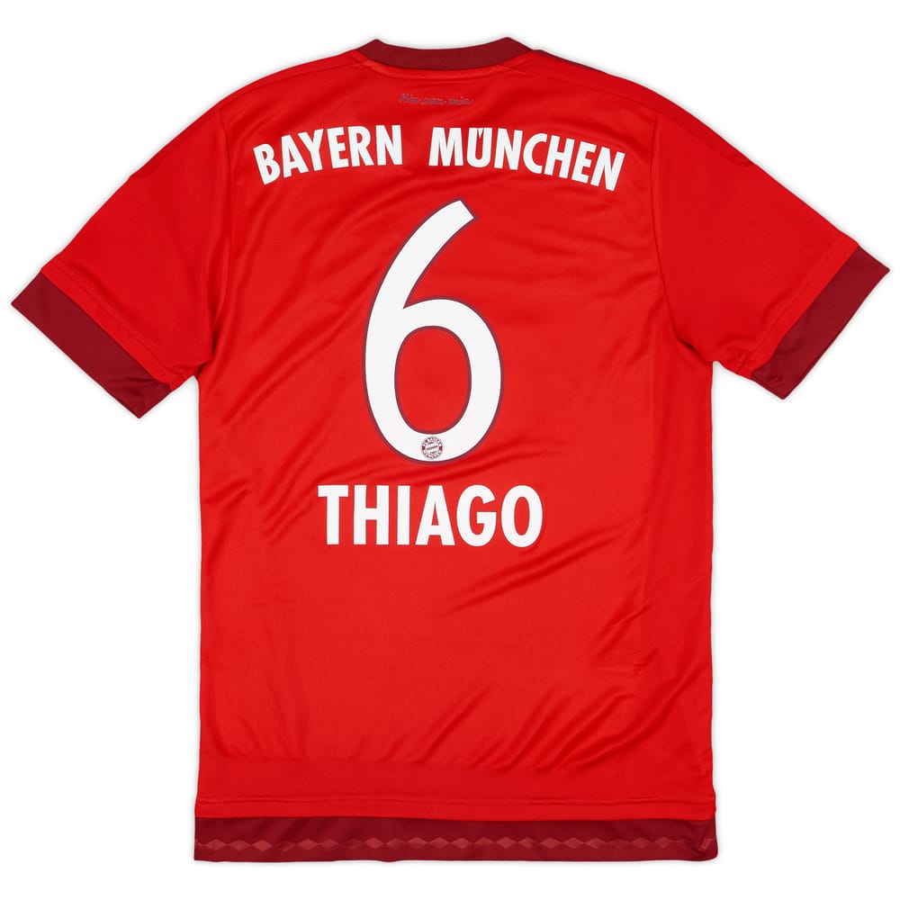 2015-16 Bayern Munich Home Shirt Thiago #6 - 10/10 - (S)