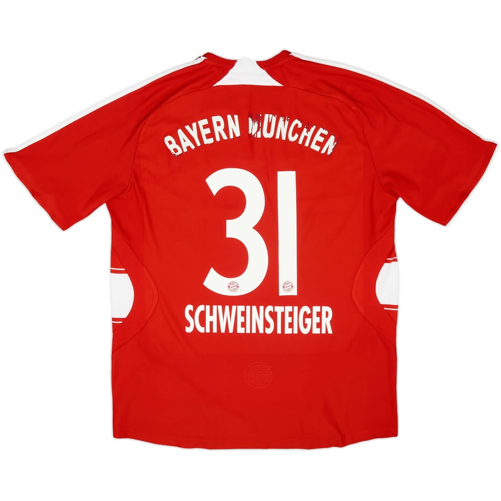 2007-08 Bayern Munich Home Shirt Schweinsteiger #31 - 4/10 - (M)