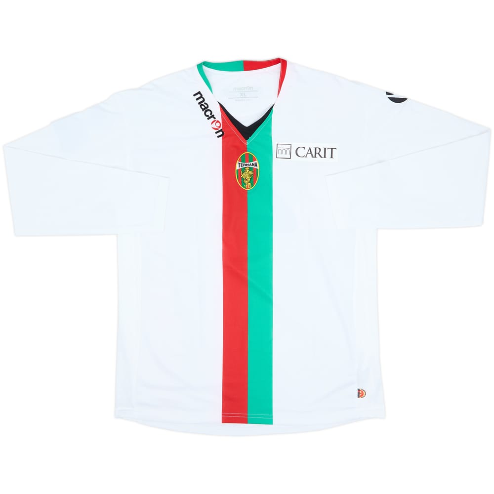 2010-11 Ternana Match Issue Away L/S Shirt #4