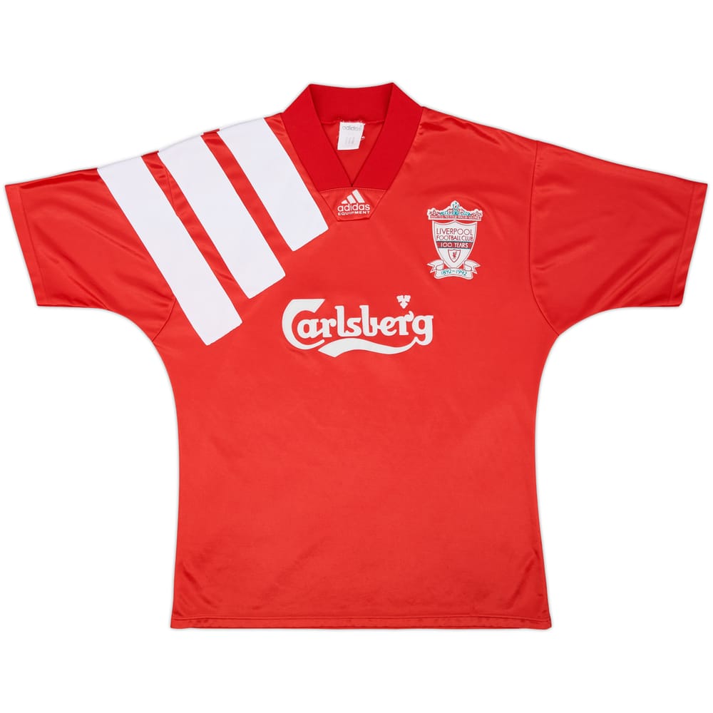 1992-93 Liverpool Centenario Camiseta Local - 6/10 - (L)