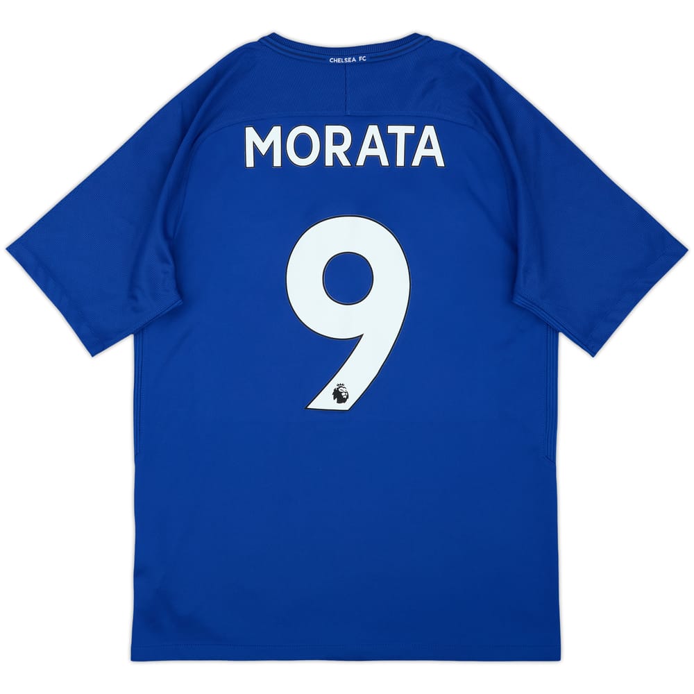 2017-18 Chelsea Home Shirt Morata #9 - 8/10 - (M)
