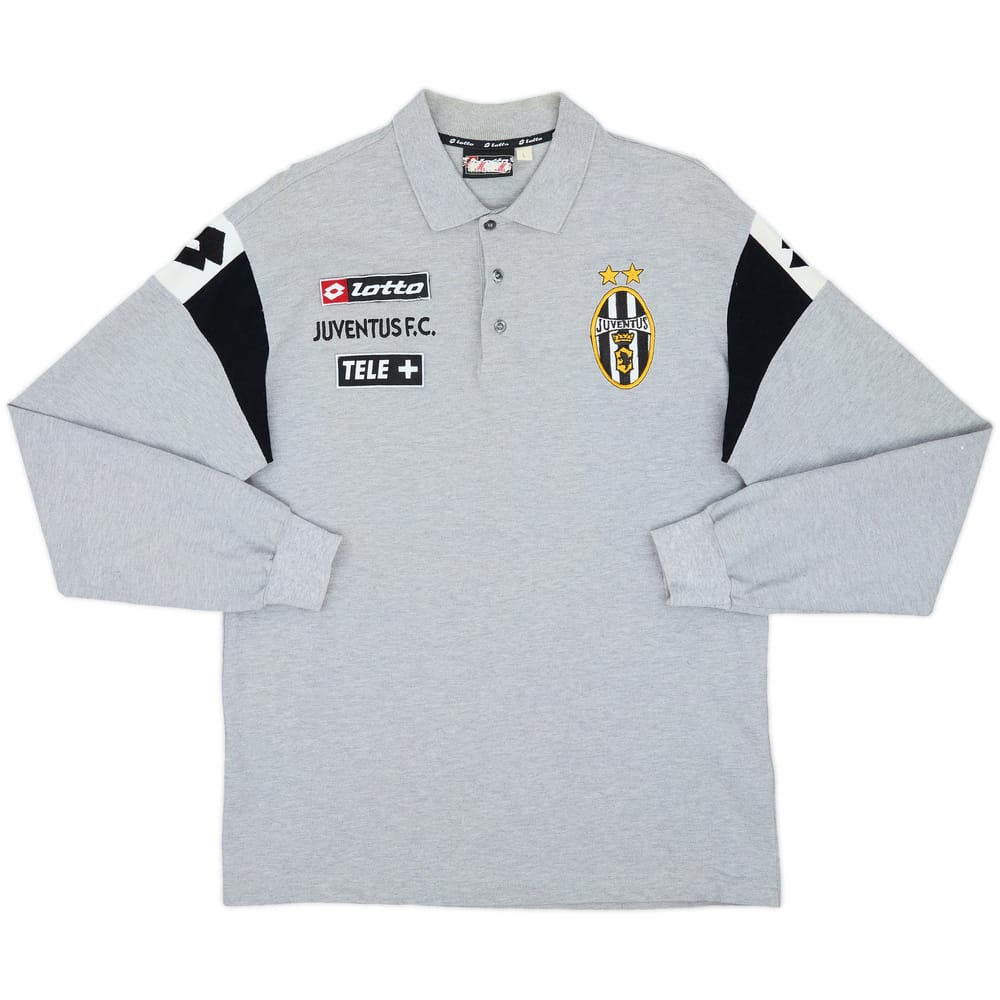 2000-01 Juventus Lotto Polo L/S Shirt - 9/10 - (L)