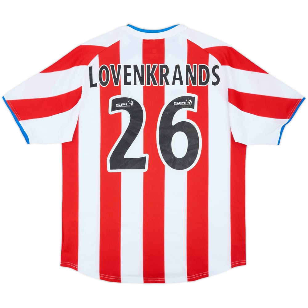 2003-04 Rangers Away Shirt Lovenkrands #26 - 6/10 - (M)