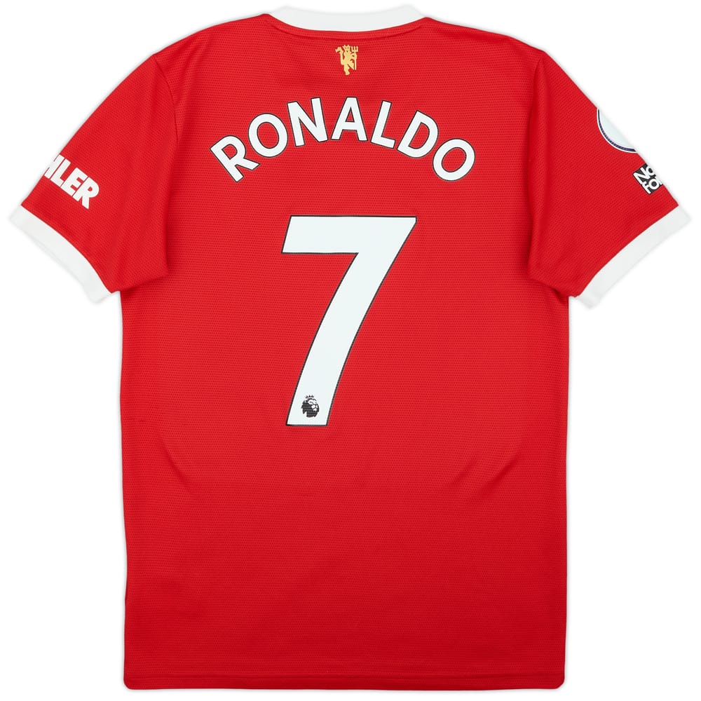 2021-22 Manchester United Home Shirt Ronaldo #7 - 8/10 - (S)