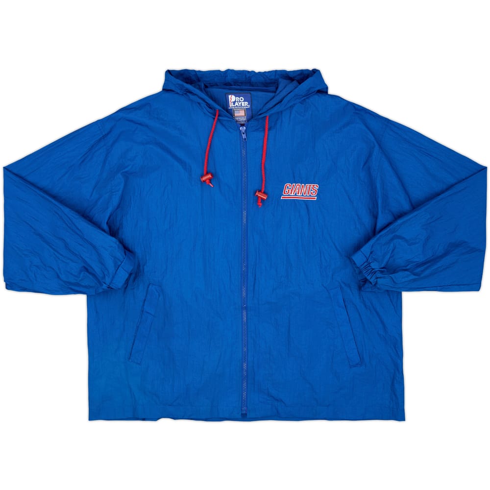 1990s New York Giants Pro Player Windbreaker Jacket - 9/10 - (XL)