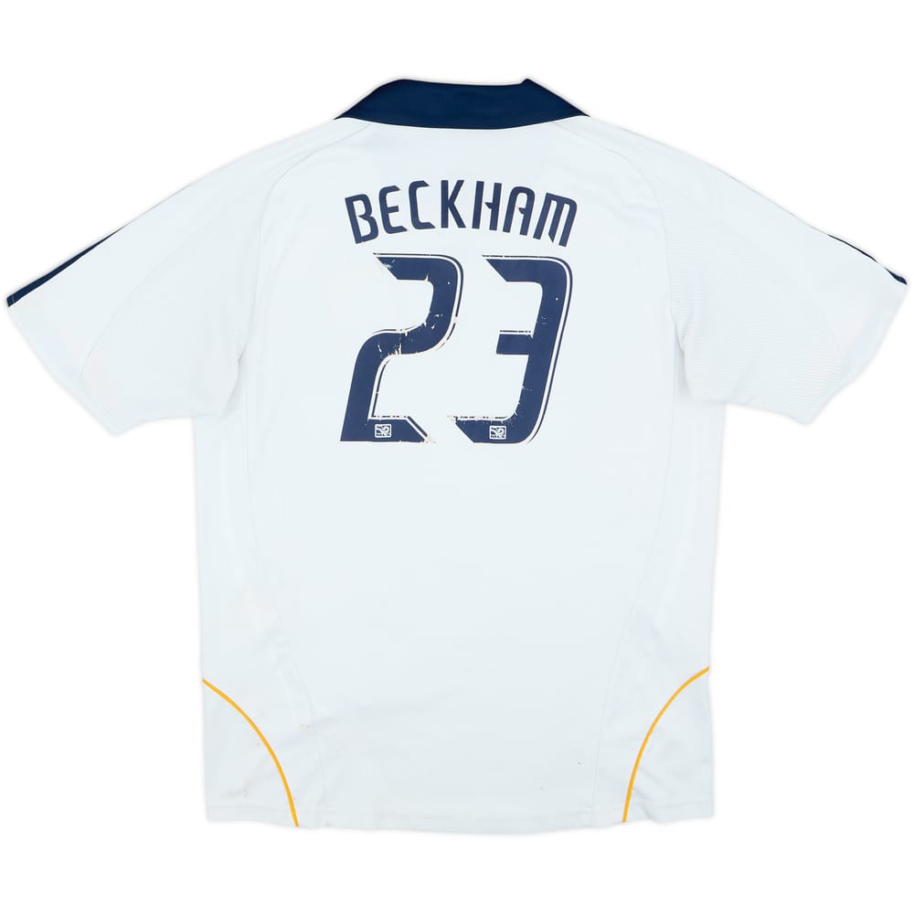 Camiseta de local del LA Galaxy 2008-09 Beckham #23 - 4/10 - (13-14 Años)