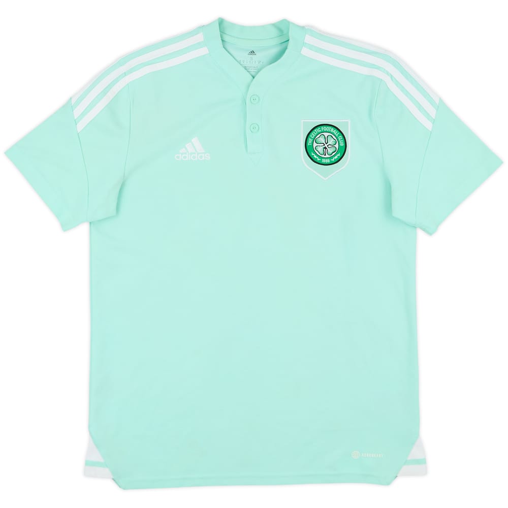 2021-22 Celtic adidas Polo Shirt - 9/10 - (S)