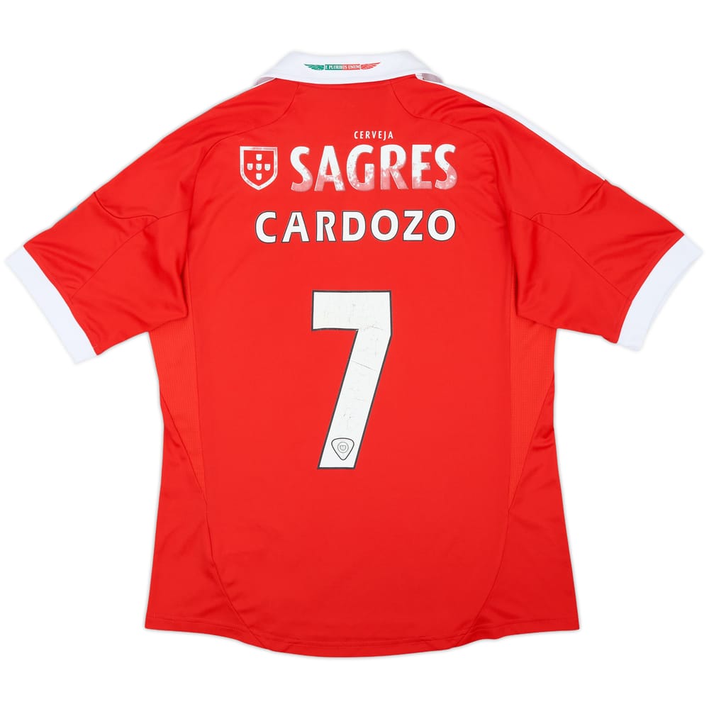 2012-13 Benfica Home Shirt Cardozo #7 - 5/10 - (M)