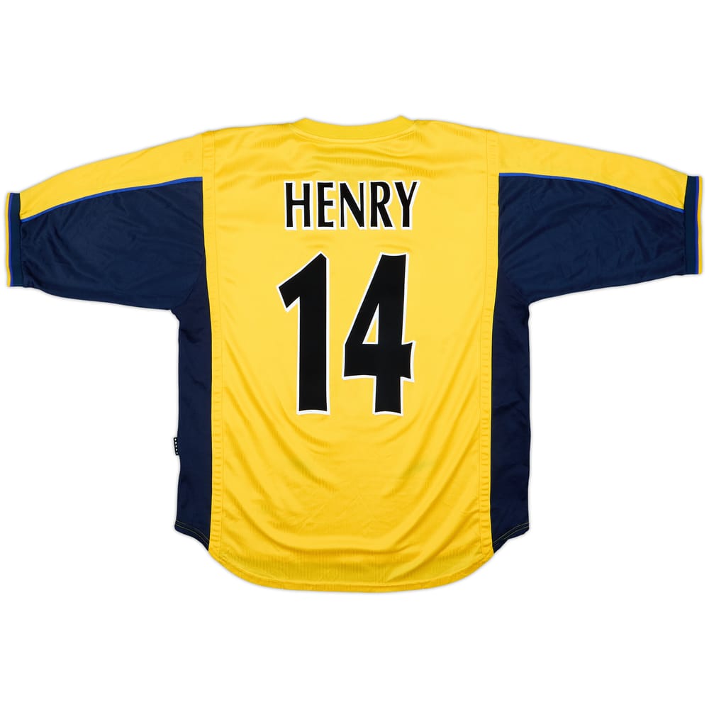1999-01 Arsenal Away Shirt Henry #14 - 7/10 - (L)
