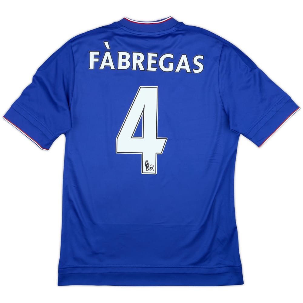 2015-16 Chelsea Home Shirt Fabregas #4 - 8/10 - (15-16 Years)