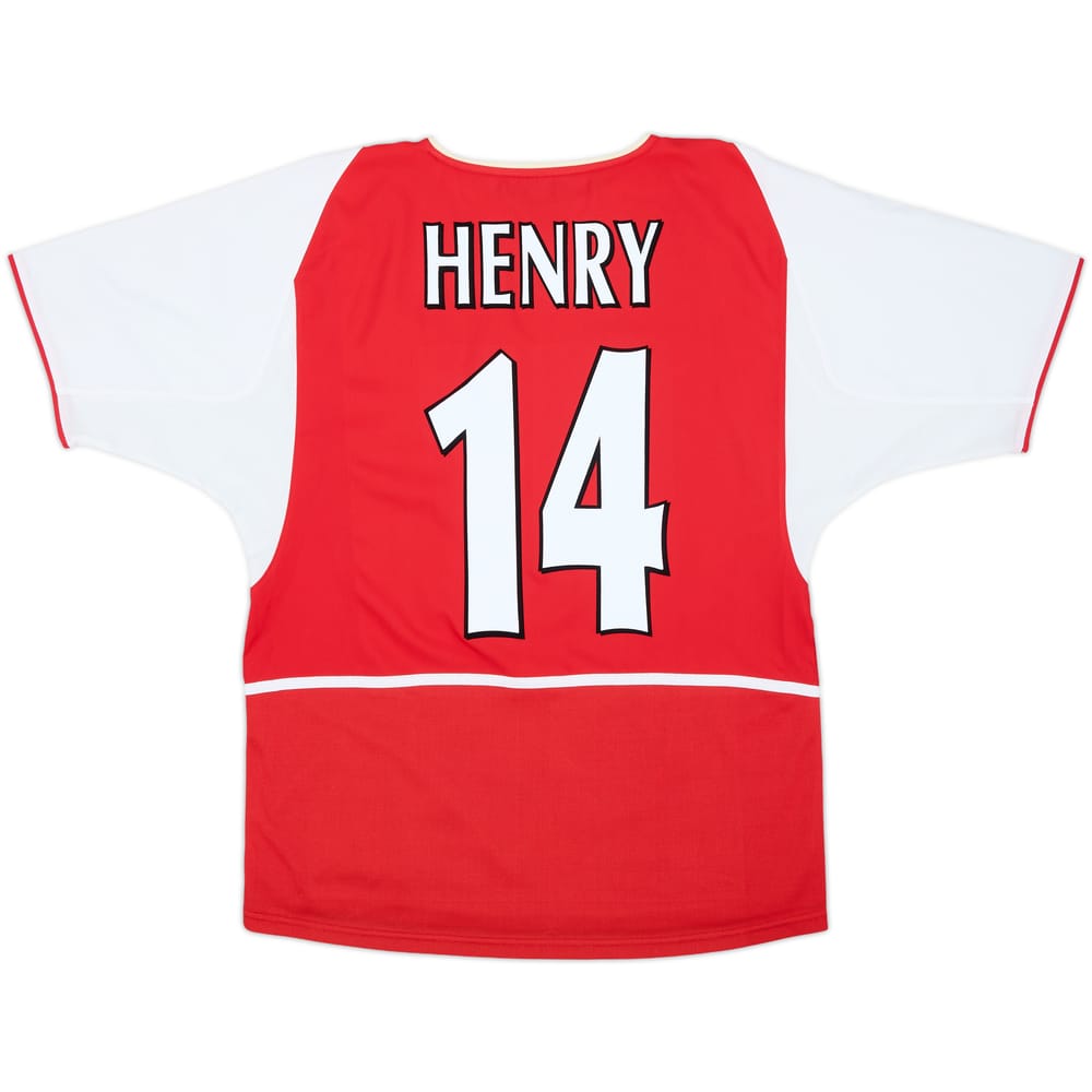 2002-04 Arsenal Home Shirt Henry #14 - 6/10 - (M)
