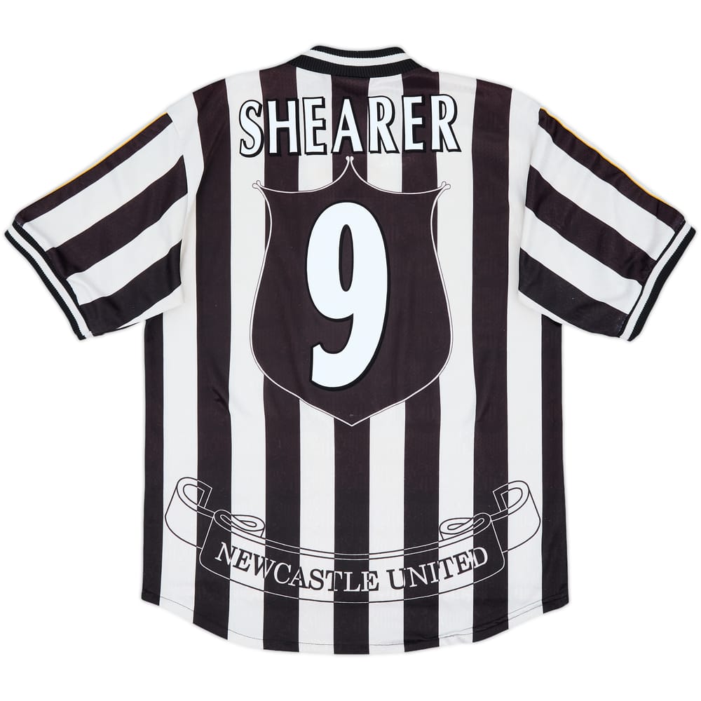 1997-99 Newcastle Home Shirt Shearer #9 - 7/10 - (L)
