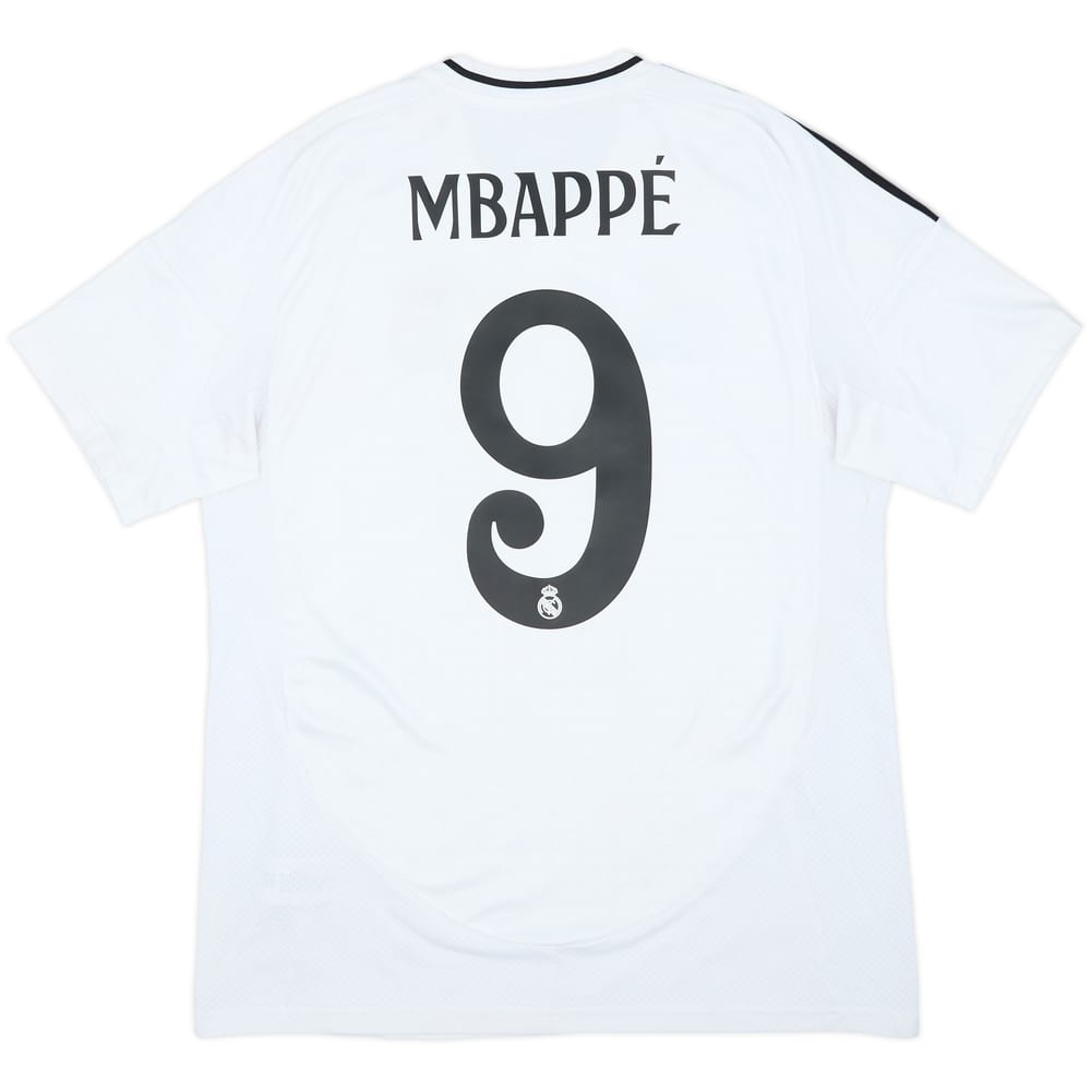 2024-25 Real Madrid Home Shirt Mbappe #9 - 8/10 - (L)