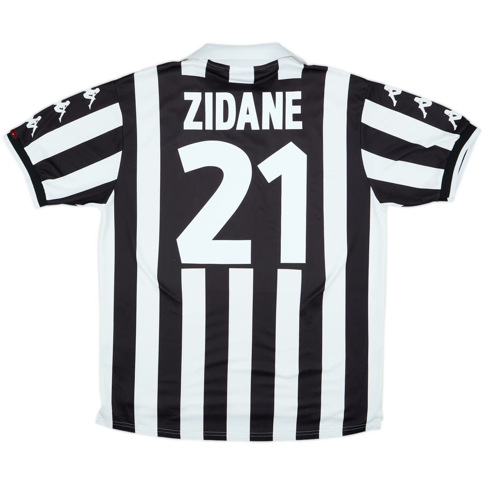 1998-99 Juventus Maillot Domicile Zidane #21 - 8/10 - (XL)