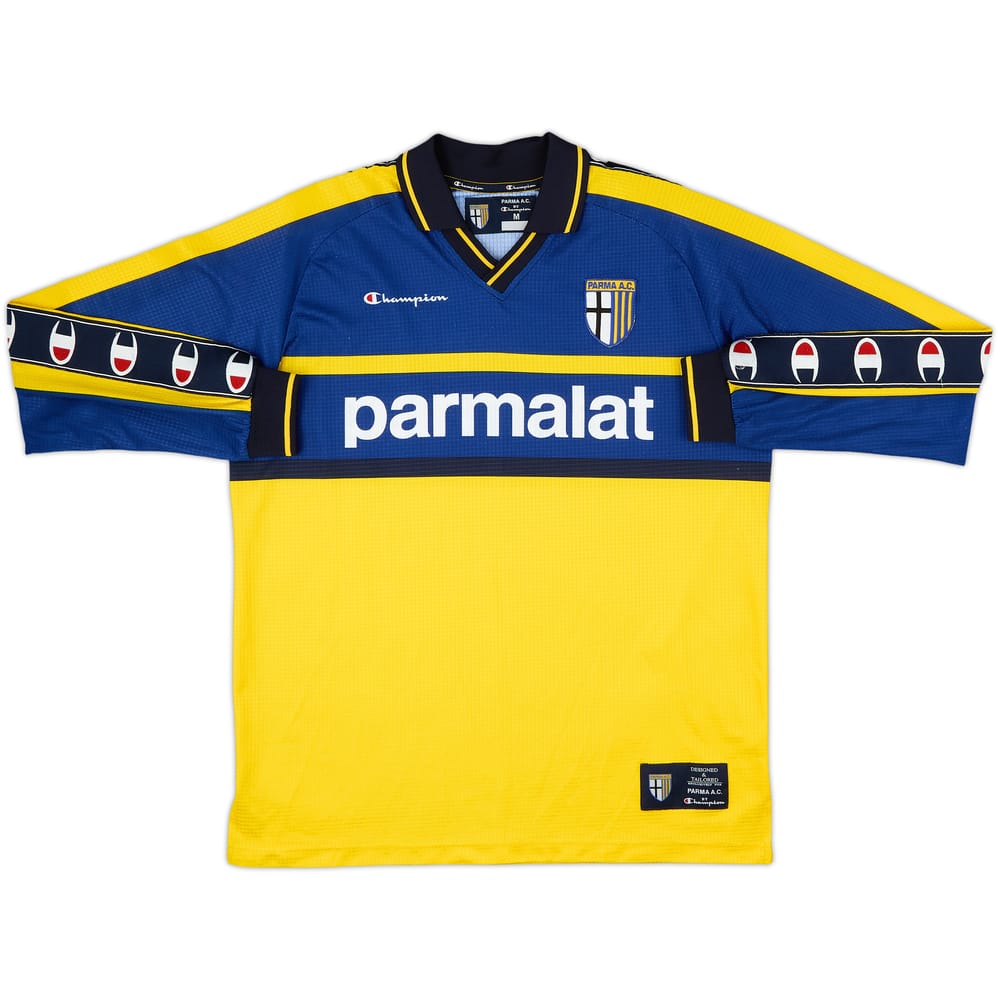 1999-00 Parma Player Issue Champion Training L/S Shirt - 6/10 - (M)