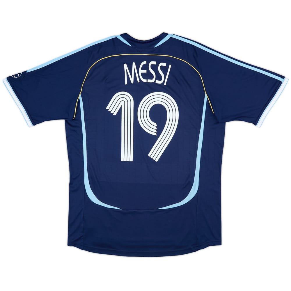 2006-07 Argentina Away Shirt Messi #19 - 9/10 - (L)