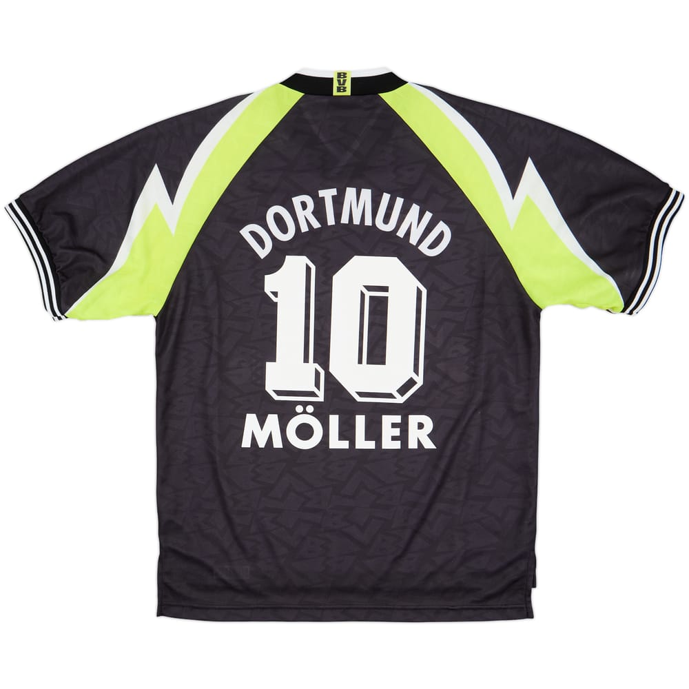 1995-96 Borussia Dortmund Away Shirt Moller #10 - 9/10 - (XL)