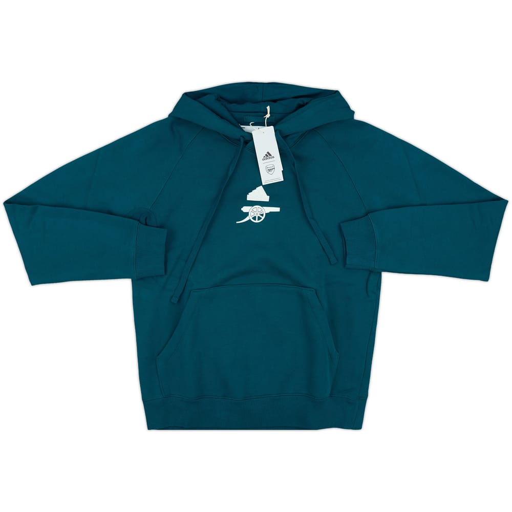 2023-24 Arsenal adidas Hooded Sweat Top (XS)