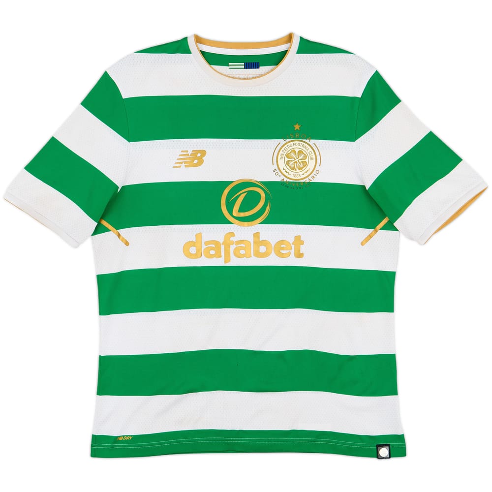 2017-18 Celtic 'Lisbon Lions 50th Anniversary' Home Shirt - 5/10 - (M)