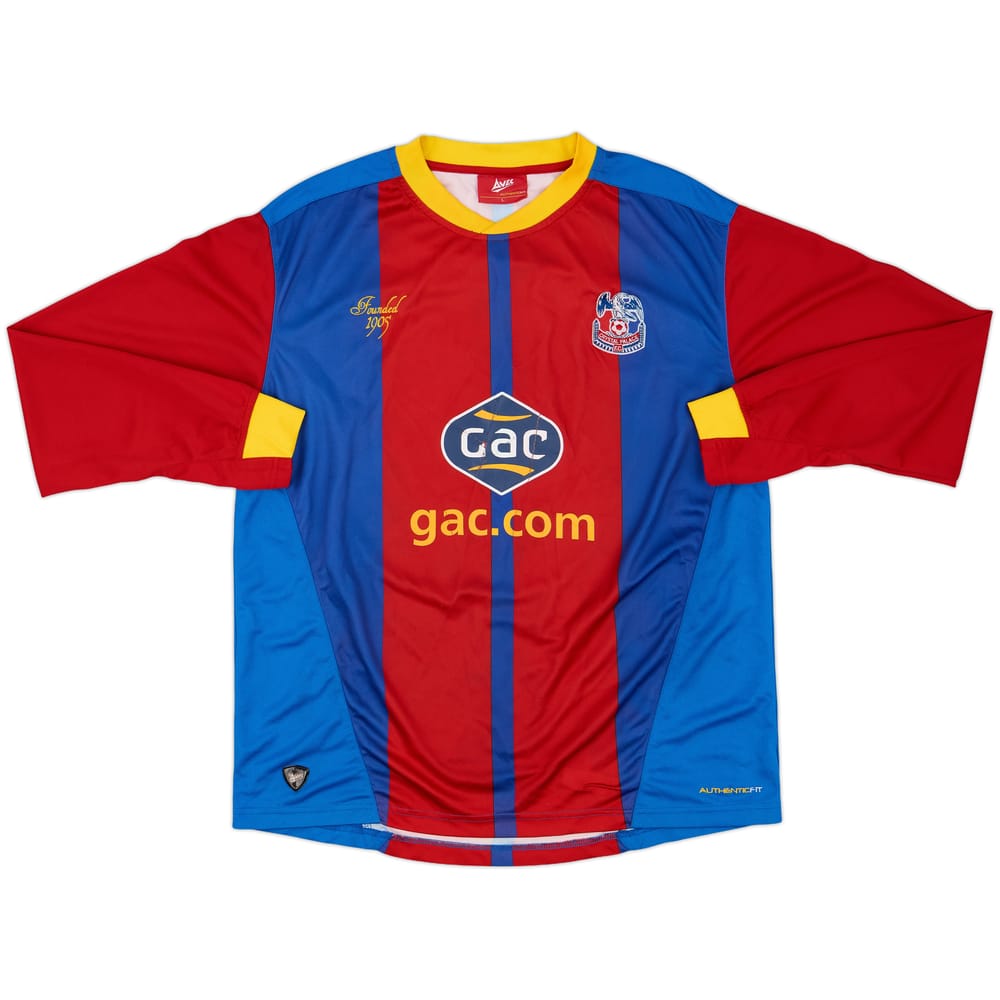 2012-13 Crystal Palace Home L/S Shirt - 6/10 - (M)