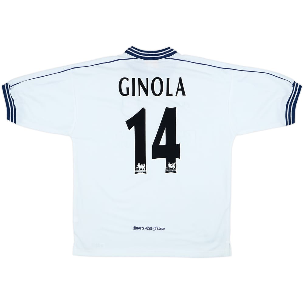 1997-99 Tottenham Home Shirt Ginola #14 - (L)