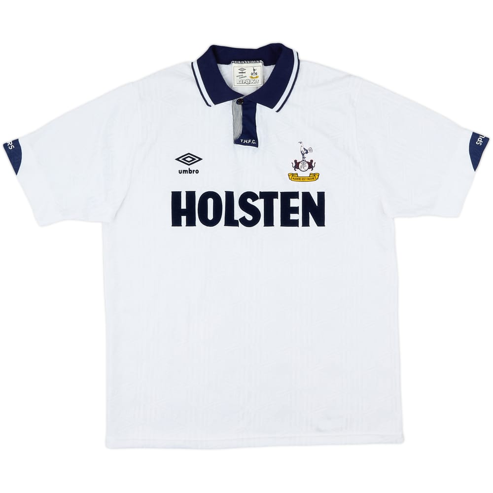 1991-93 Tottenham Home Shirt - 10/10 - (M)