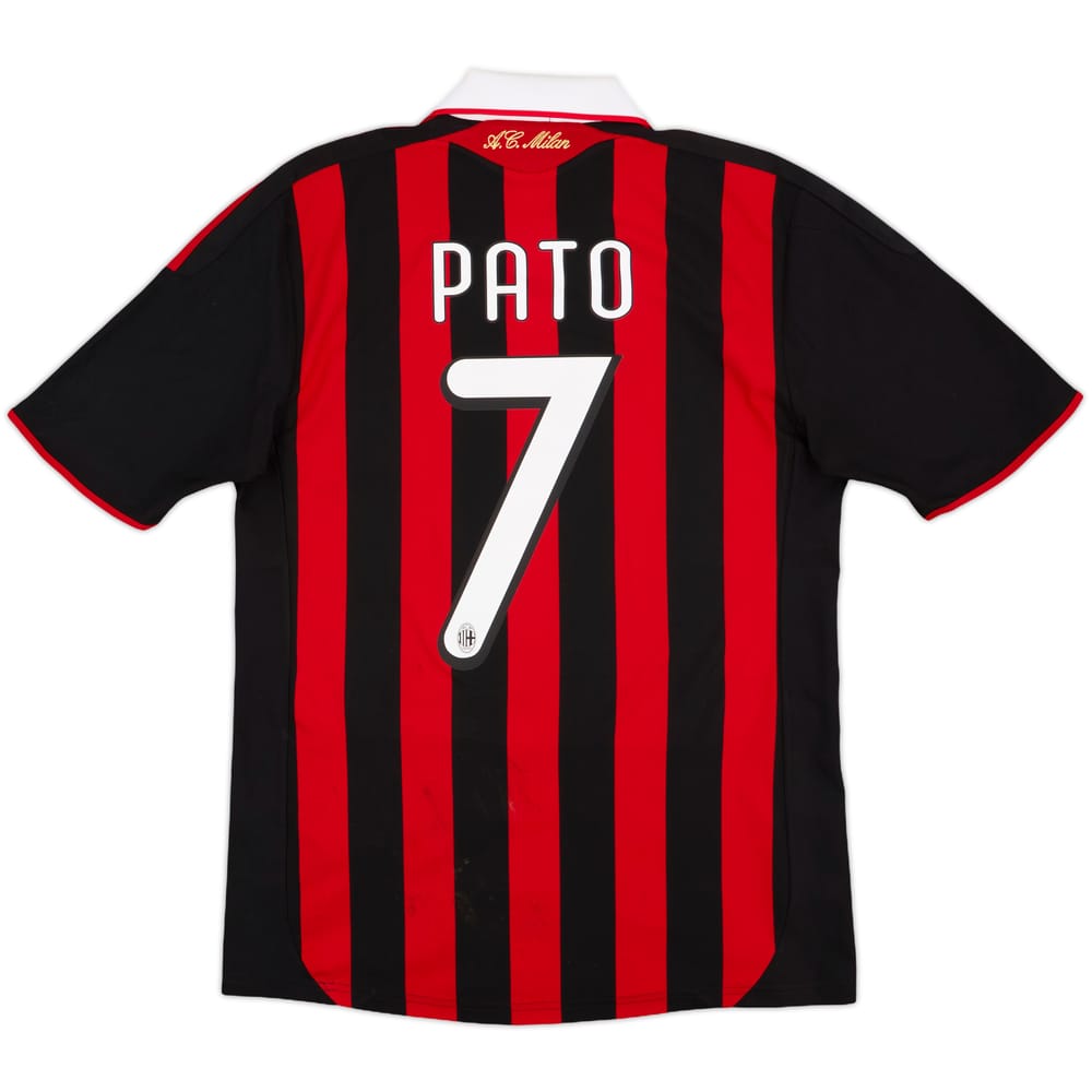 2009-10 AC Milan Home Shirt Pato #7 - 6/10 - (S)