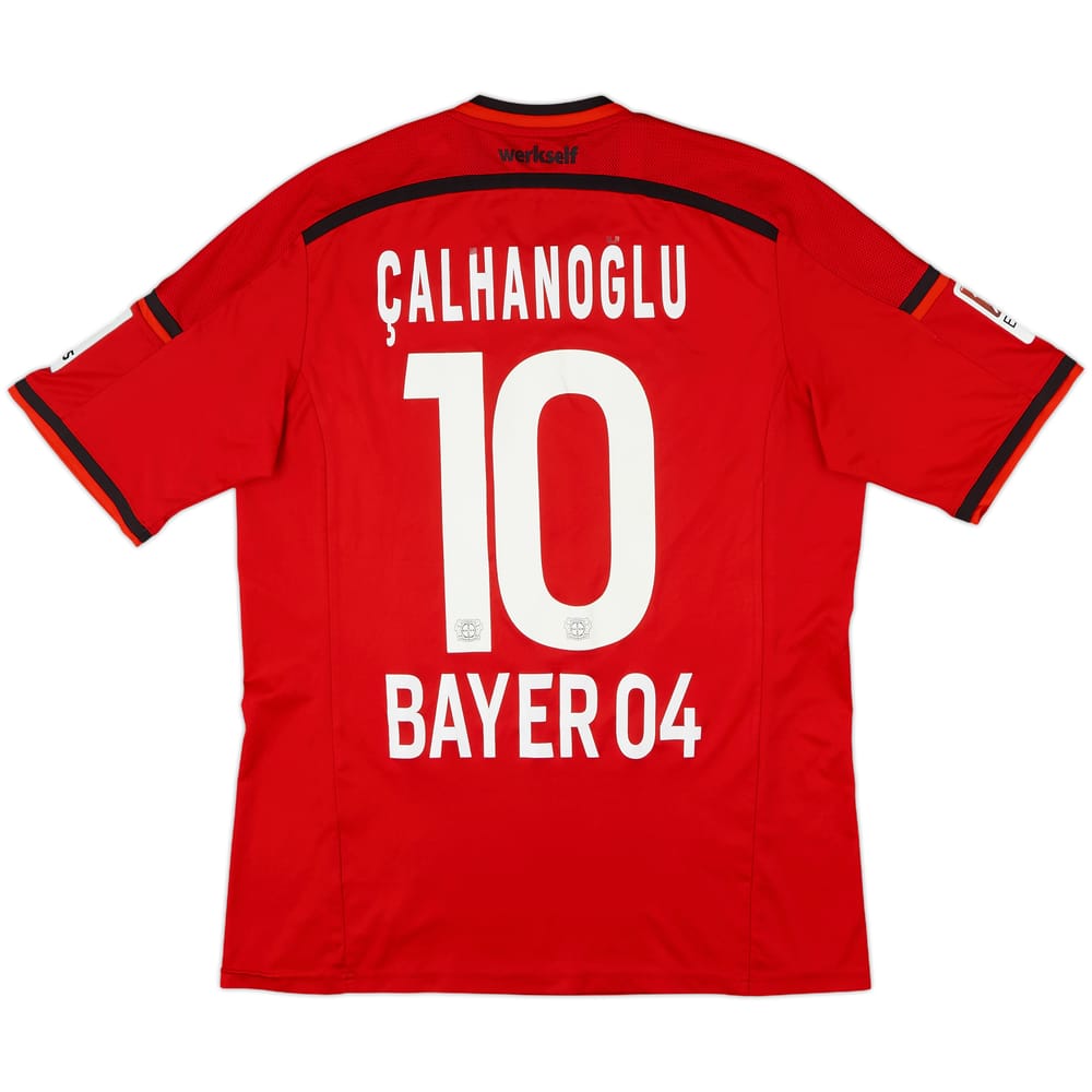 2014-15 Bayer Leverkusen Home Shirt Calhanoglu #10 - 6/10 - (L)