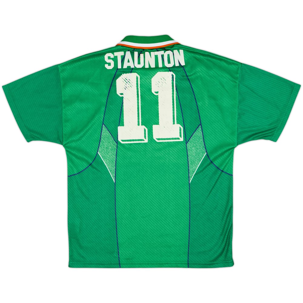 1994-95 Ireland Home Shirt Staunton #11 - 6/10 - (M)