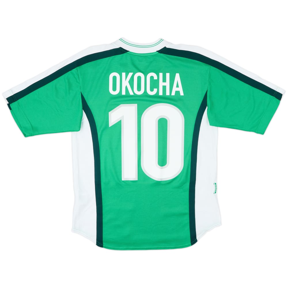 1998-00 Nigeria Home Shirt Okocha #10 - 10/10 - (S)