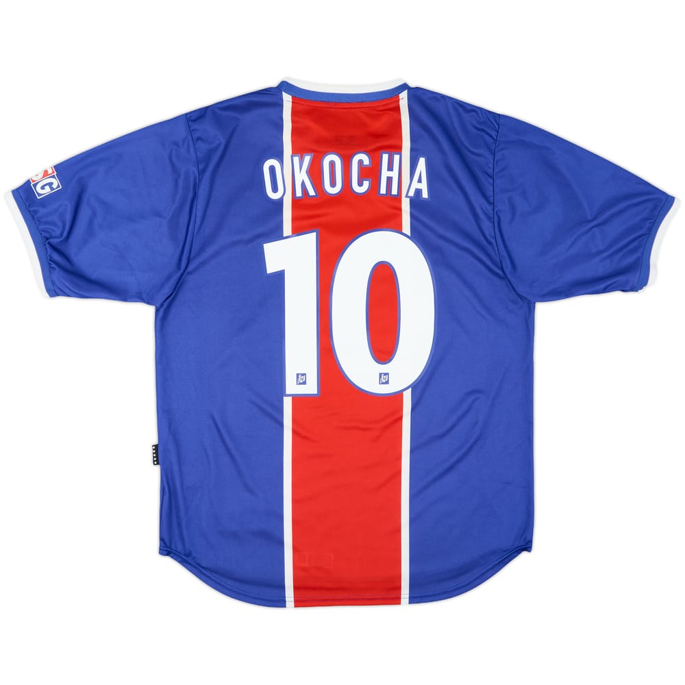 1999-00 Paris Saint-Germain Home Shirt Okocha #10 - 9/10 - (M)