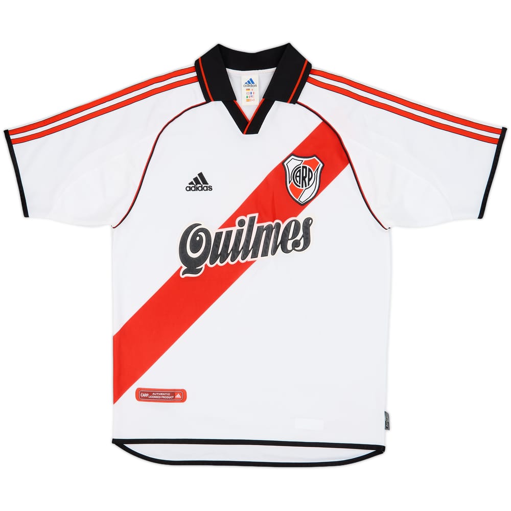 2000-02 River Plate Home Shirt - 8/10 - (M)