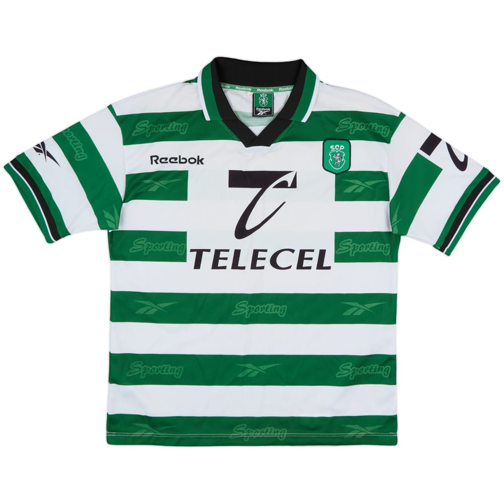 1999-00 Sporting CP Home Shirt - 8/10 - (S)
