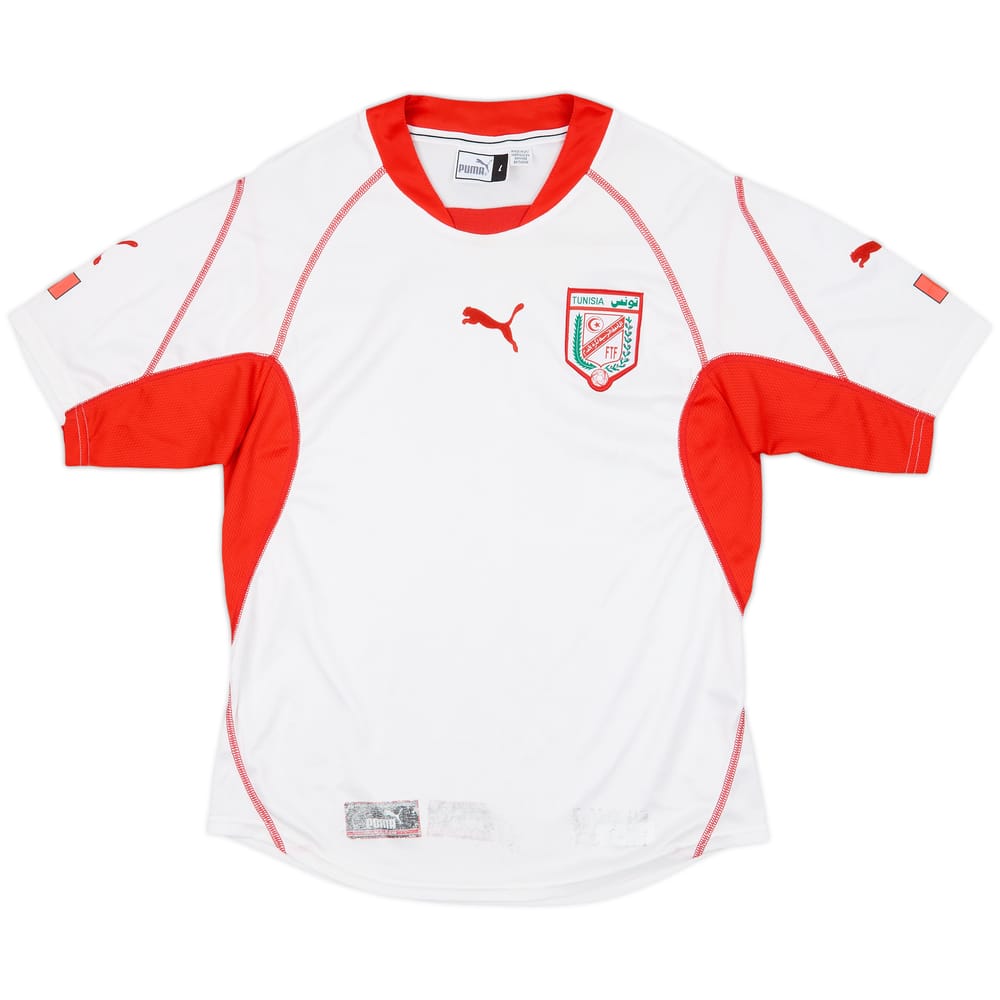 2002-04 Tunisia Home Shirt - 4/10 - (L)