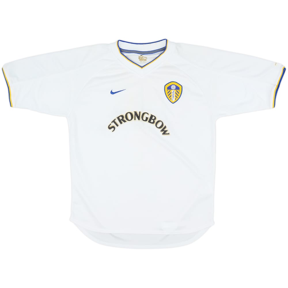 2000-02 Leeds United Home Shirt - 7/10 - (XL.Boys)
