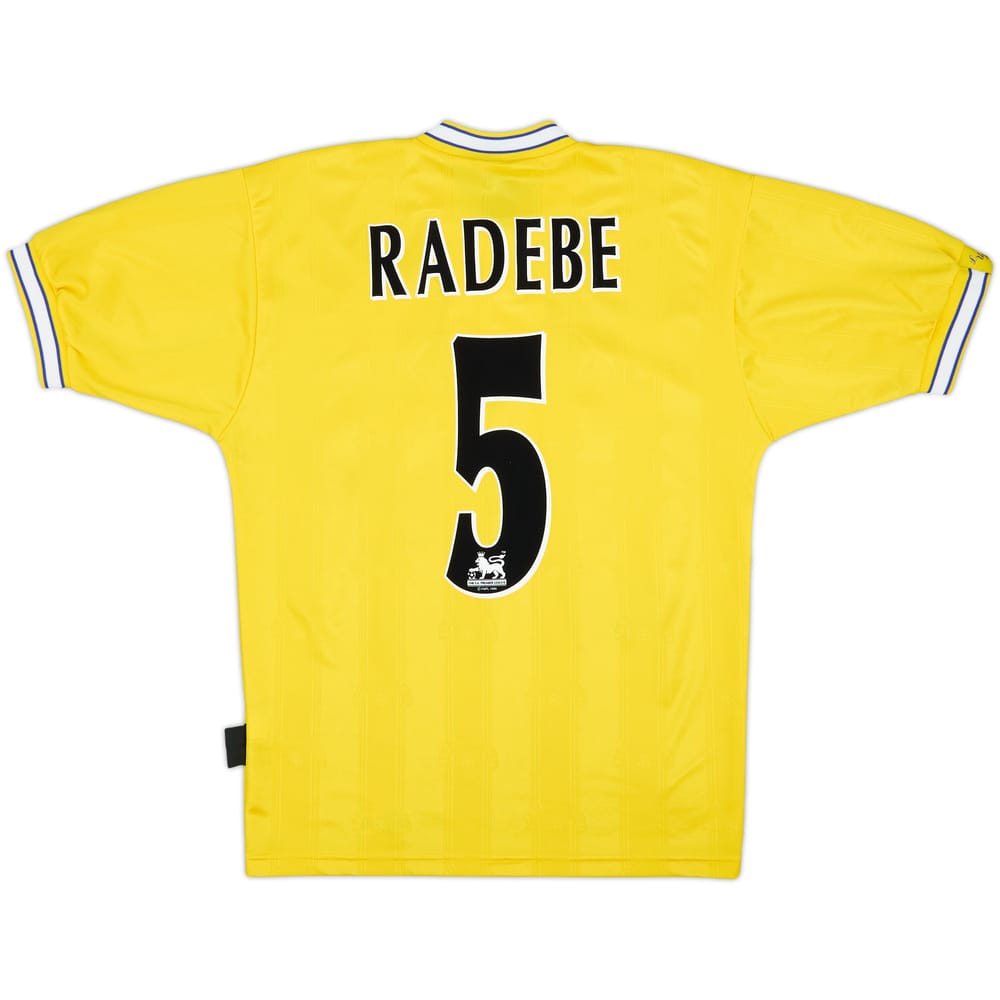 1996-99 Leeds United Away Shirt Radebe #5 - 9/10 - (S)