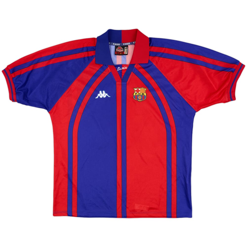 1997-98 Barcelona European Home Shirt - 9/10 - (M)